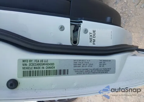 2021 Chrysler 300 300S from USA, damaged, VIN 2C3CCABG5MH634303